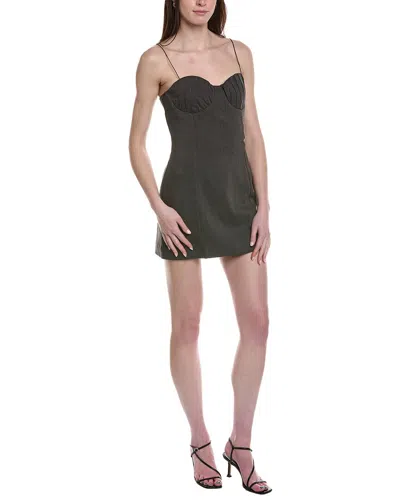 Line & Dot Lennox Mini Dress In Black