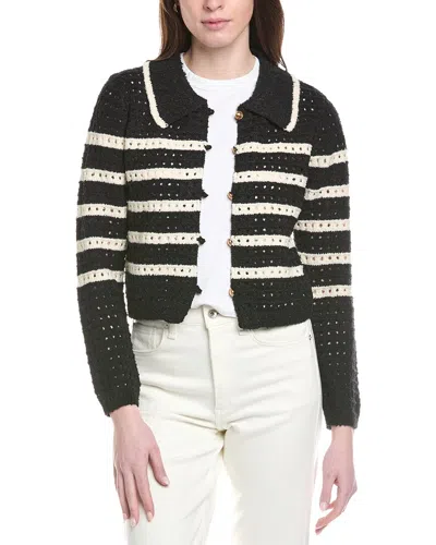 Line & Dot Let Me Be Cardigan In Black