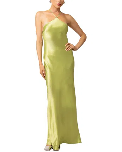 Line & Dot Lima Maxi Dress In Orange
