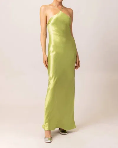Line And Dot Lima Maxi Dress In Green
