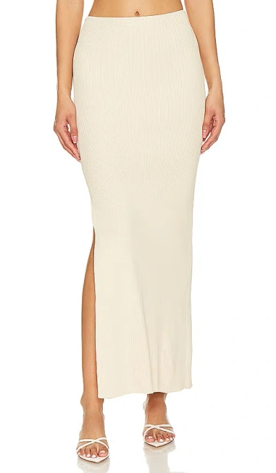 Line & Dot Lockheart Maxi Skirt In Taupe