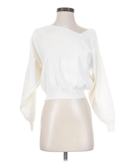 Pre-owned Line & Dot Long Sleeve Blouse In Ivory