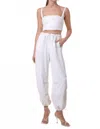 Line And Dot Lotta Love Pants In White In White