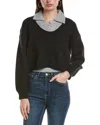 Line & Dot Lowen Sweater In Blue