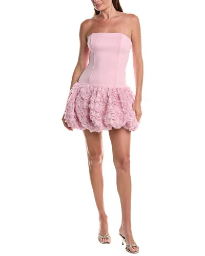 Line & Dot Madelena Mini Dress In Pink