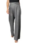 Line And Dot Marcella Straight Leg Pant In Charcoal In Gray