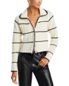 Line & Dot Mariner Sweater In Ivory/black