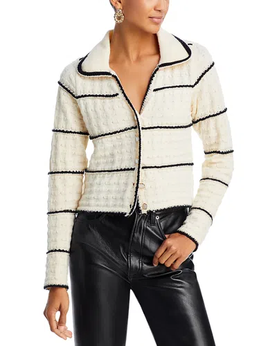 Line & Dot Mariner Sweater In Ivory And Black