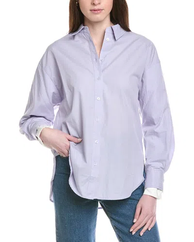 Line & Dot Maxin Shirt In Blue