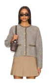 Line & Dot Mayfair Sweater In Grey Multi