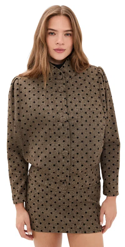 Line & Dot Millie Jacket Brown Multi