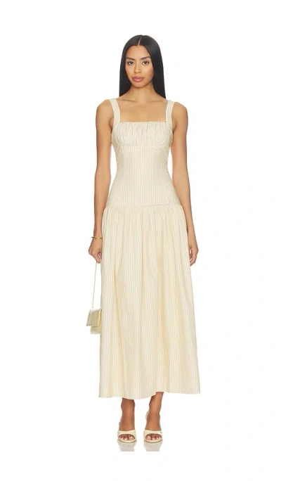 Line & Dot Noemi Maxi Dress In Neutral
