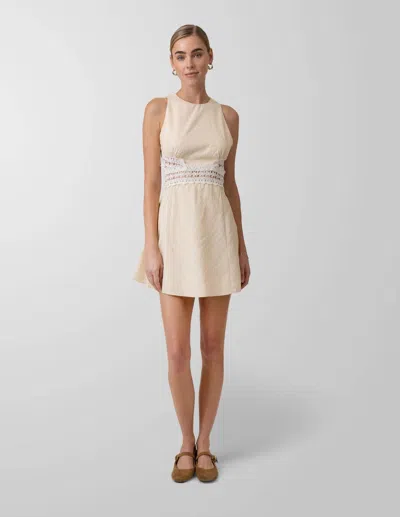 Line And Dot Noemi Mini Dress In Yellow Multi