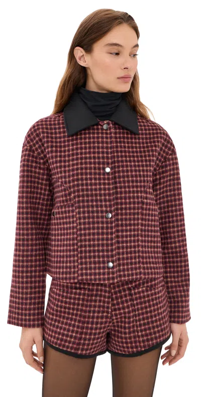 Line & Dot Norma Jacket Multi In Brown