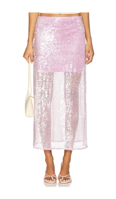 Line & Dot Odessa Skirt In Pink