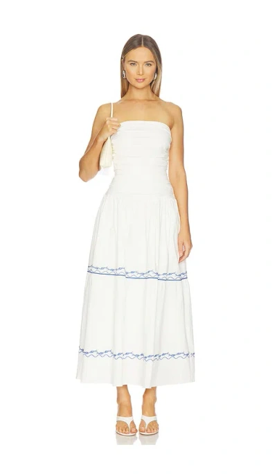 Line & Dot Oia Dress In Blue