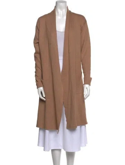 Pre-owned Line & Dot Open Front Sweater In Neutral