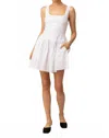Line And Dot Ophelia Sleeveless Romper In White In White