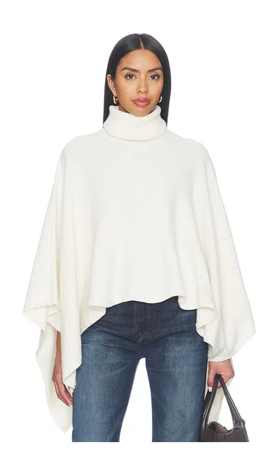 Line & Dot Orly Turtleneck Cape Sweater In Ivory