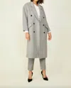 LINE AND DOT PAOLA COAT IN HEATHER GREY
