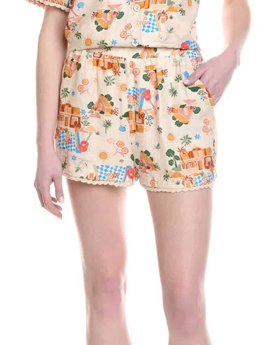Line & Dot Payton Short In Neutral