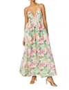 Line And Dot Playa Dress In Multi In Multi