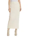 LINE AND DOT POOLSIDE MAXI SKIRT IN IVORY