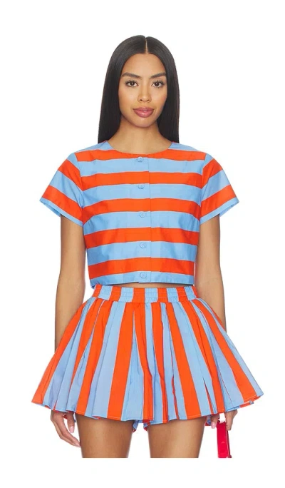 Line & Dot Primo Top In Multi