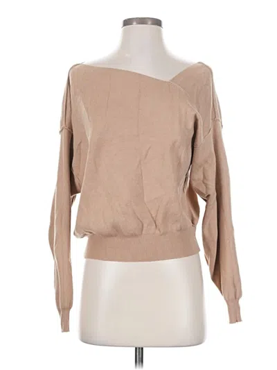 Pre-owned Line & Dot Pullover Sweater In Brown