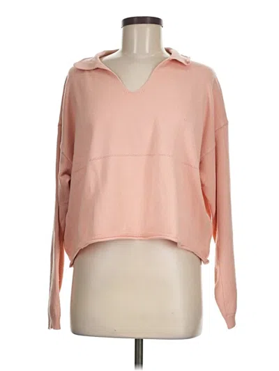 Pre-owned Line & Dot Pullover Sweater In Pink