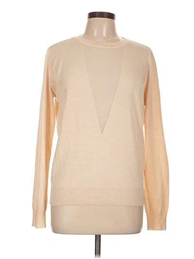 Pre-owned Line & Dot Pullover Sweater In Tan