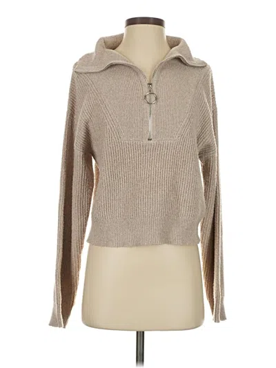 Pre-owned Line & Dot Pullover Sweater In Tan
