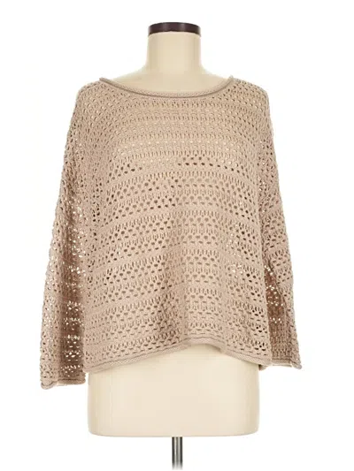 Pre-owned Line & Dot Pullover Sweater In Tan