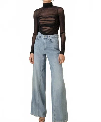 Line And Dot Quincy Turtleneck Top In Black