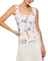 Line & Dot Reeta Top In Multi