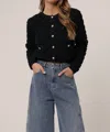 Line And Dot Rhys Longsleeve Sweater In Black In Black