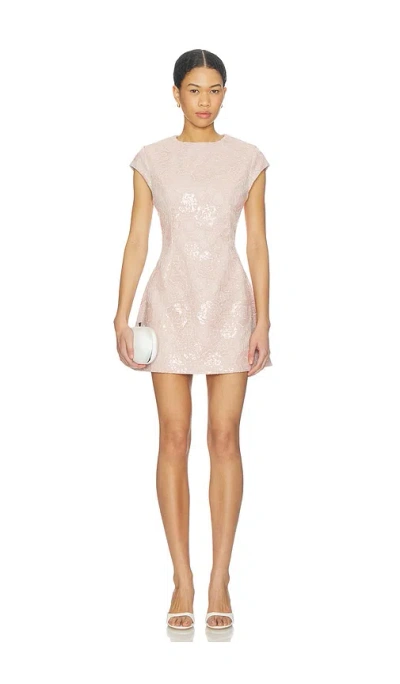 Line & Dot Rosamina Mini Dress In Pink