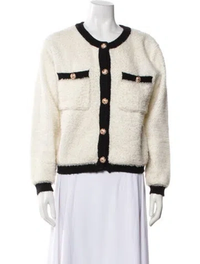 Pre-owned Line & Dot Scoop Neck Sweater In Neutral