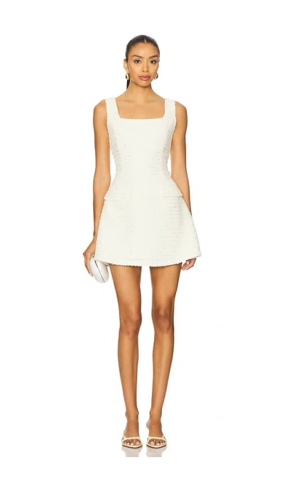 Line & Dot Selani Mini Dress In White