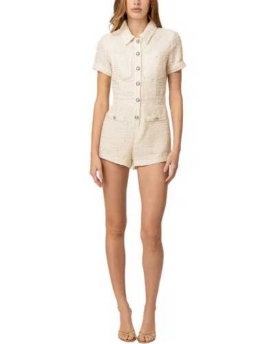Line & Dot Selani Romper In Neutral
