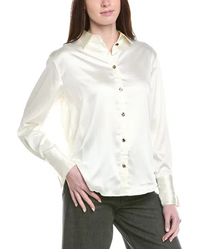 Line & Dot Seymour Button Shirt In White