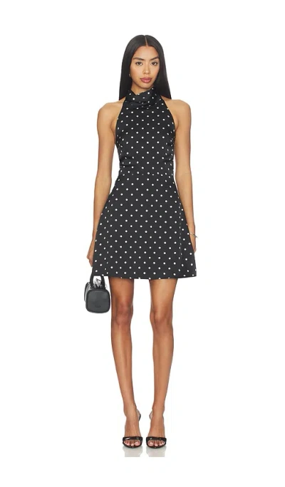 Line & Dot Sophie Mini Dress In Black
