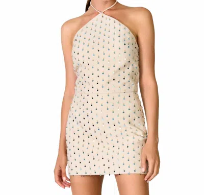 Line And Dot Sunstone Mini Skirt In Ecru In White