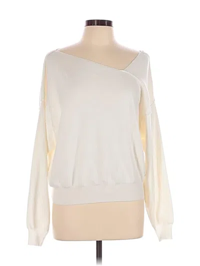 Pre-owned Line & Dot Sweatshirt In White