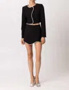 Line And Dot Tate Skirt In Black