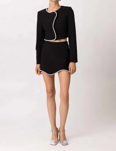Line And Dot Tate Skirt In Black