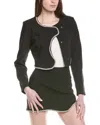 Line & Dot Tate Top In Black