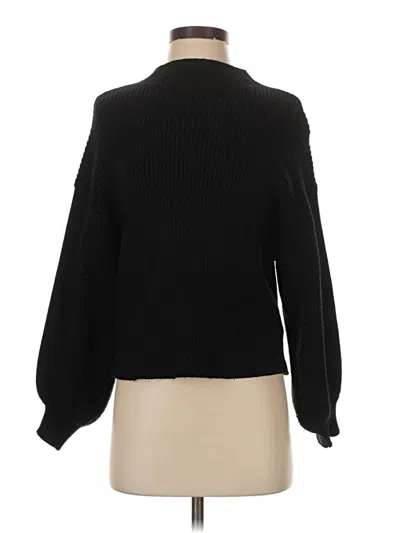 Pre-owned Line & Dot Turtleneck Sweater In Black