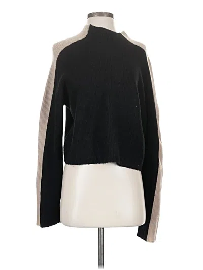 Pre-owned Line & Dot Turtleneck Sweater In Black
