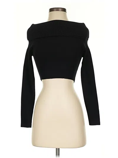Pre-owned Line & Dot Turtleneck Sweater In Black